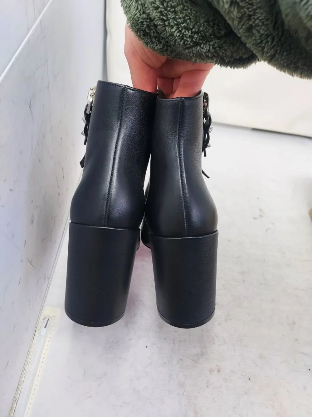 Christian Louboutin Black Ziptotal Black Ankle Boot - Picture 10 of 12